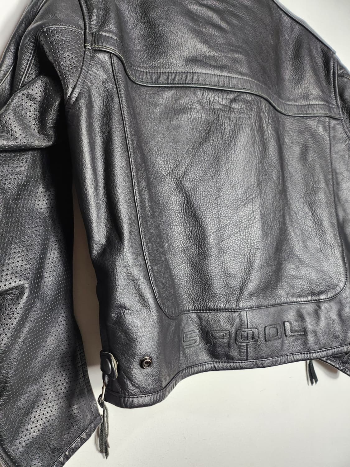 스풀 가죽 라이딩 자켓 상품이미지6