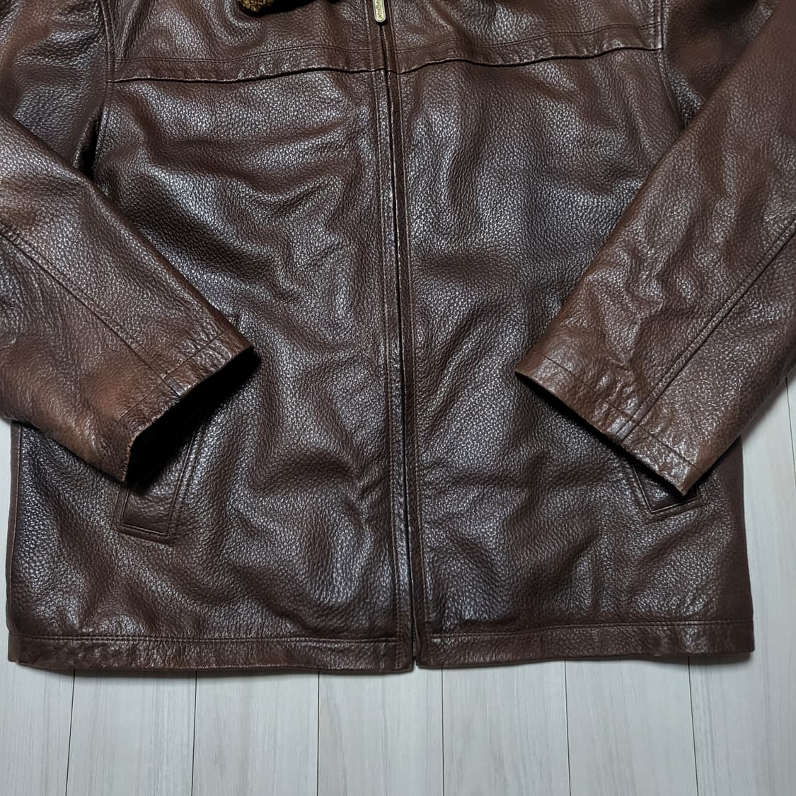 (100) 90s 입생로랑 양가죽자켓 무스탕 상품이미지8