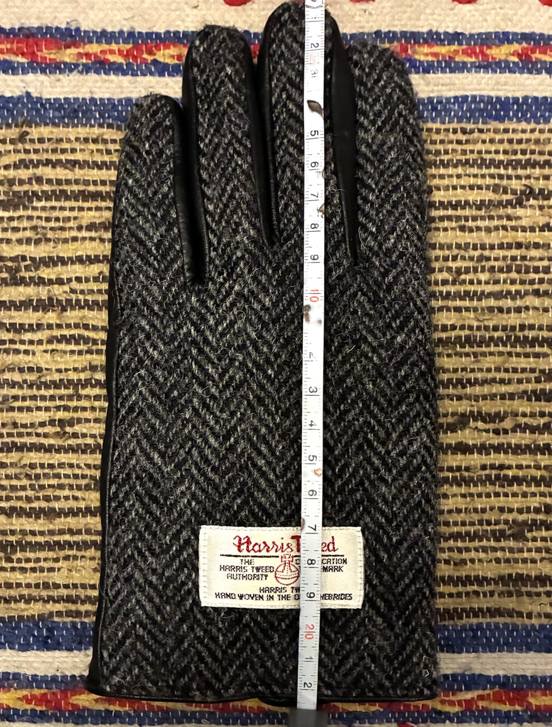 (F)해리스트위드 x 헤지스 울 헤링본 양가죽 장갑 글러브 상품이미지9