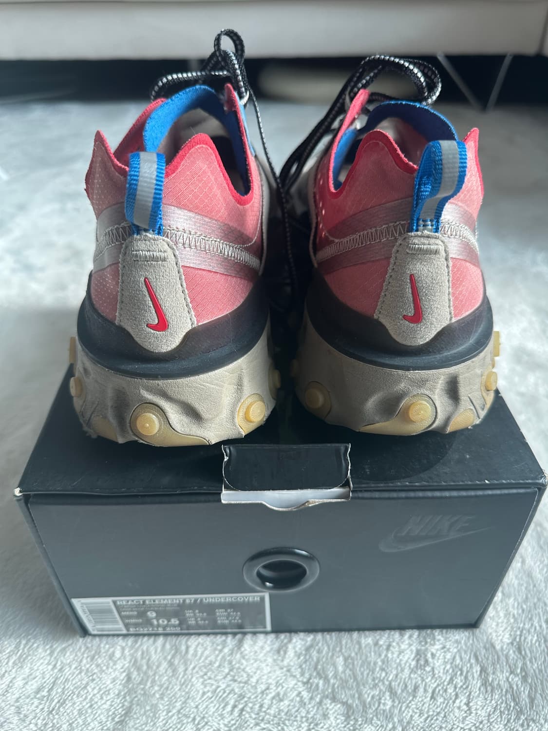 나이키 언더커버 리액트 앨리먼트87 시그널 블루 상품이미지3