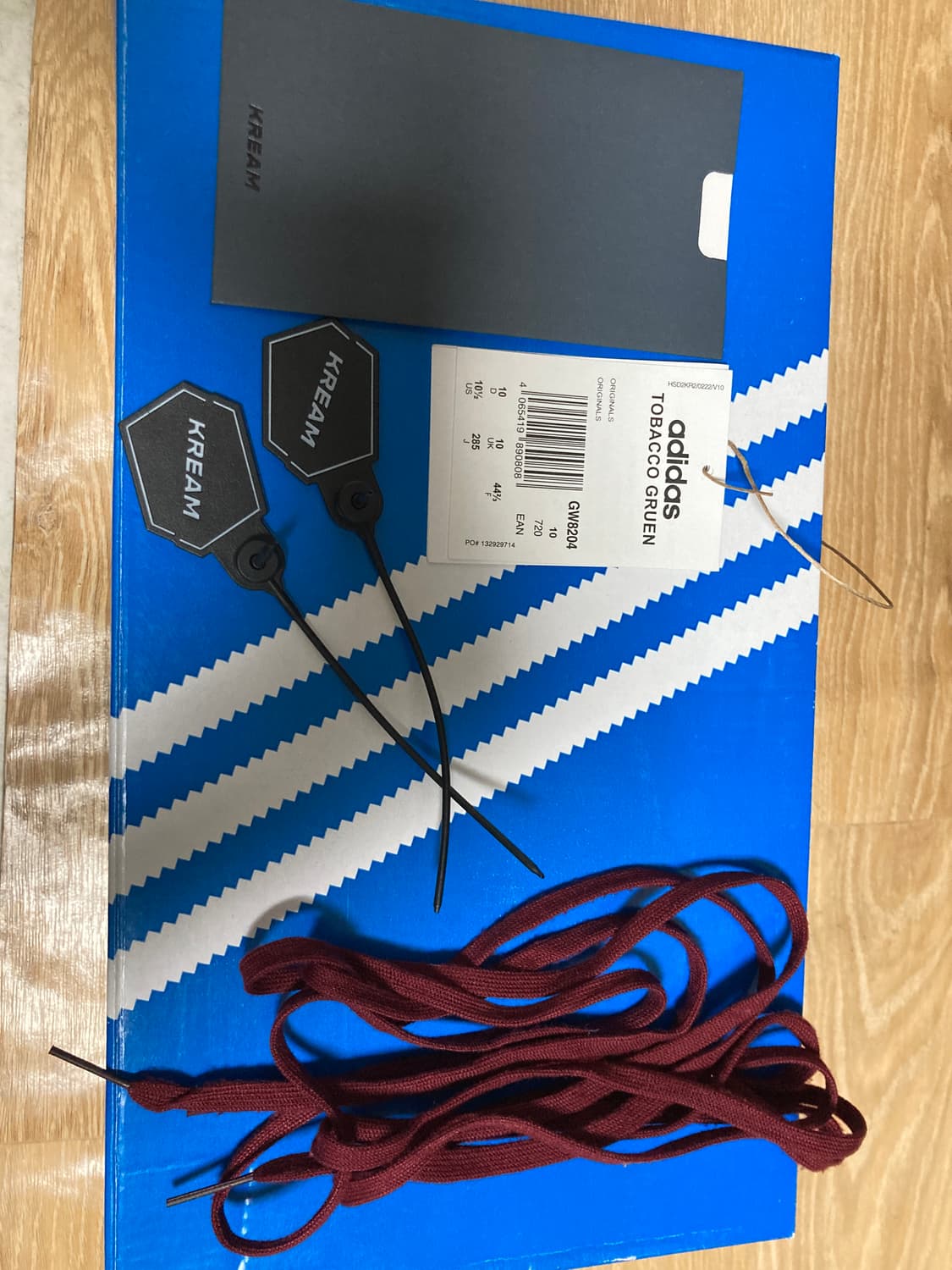 아디다스 토바코 그루엔 컬리지에이트 버건디 상품이미지7