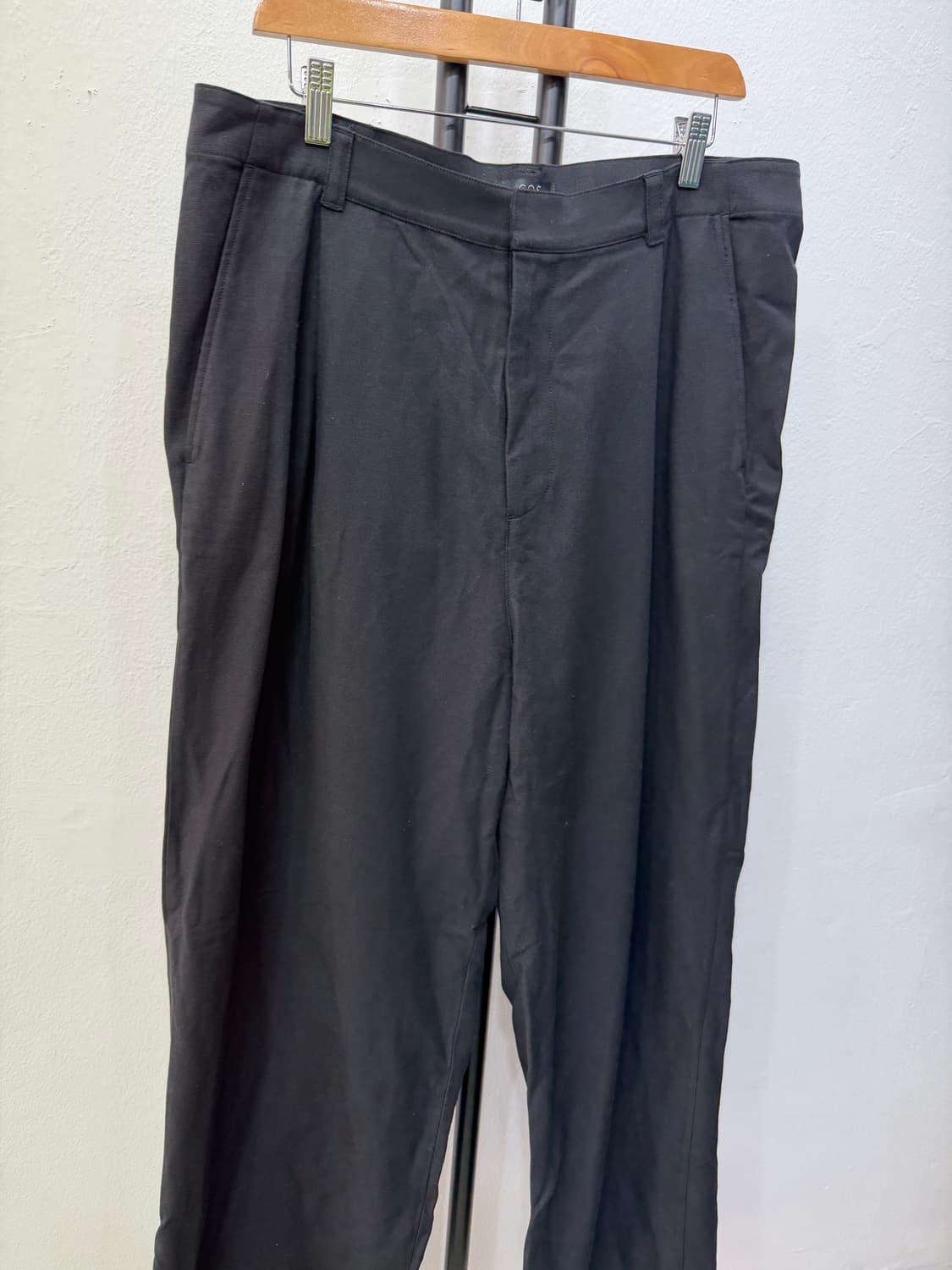 정품) COS 코스 남성 코튼 와이드 팬츠 50(36) 상품이미지2