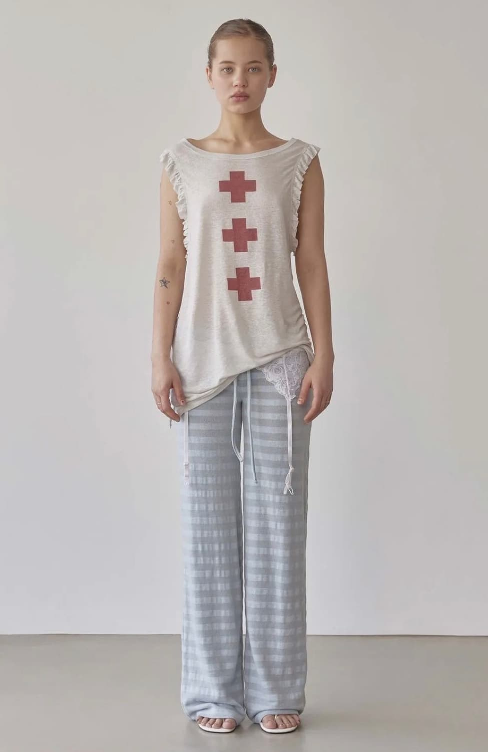 스컬프터 Emergency Muscle Tank Top White 상품이미지1