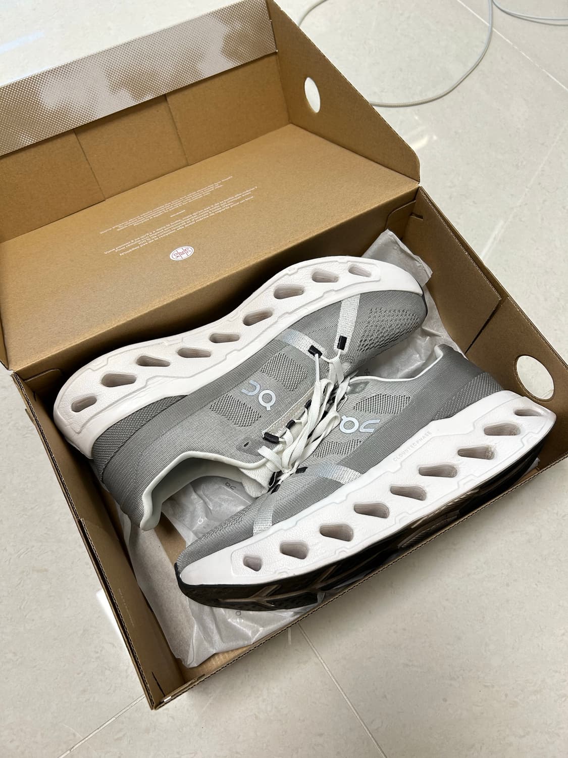 (280) 온러닝 클라우드 이클입스 실버 그레이 상품이미지4