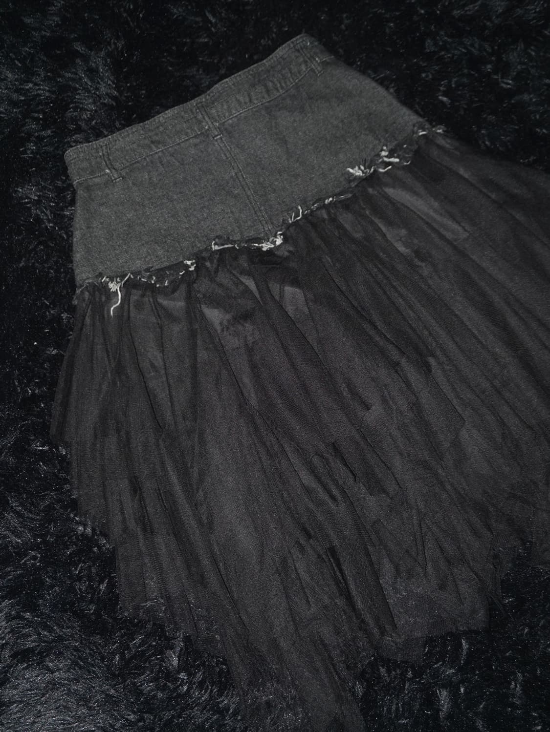 gothic layered denim skirt  상품이미지6