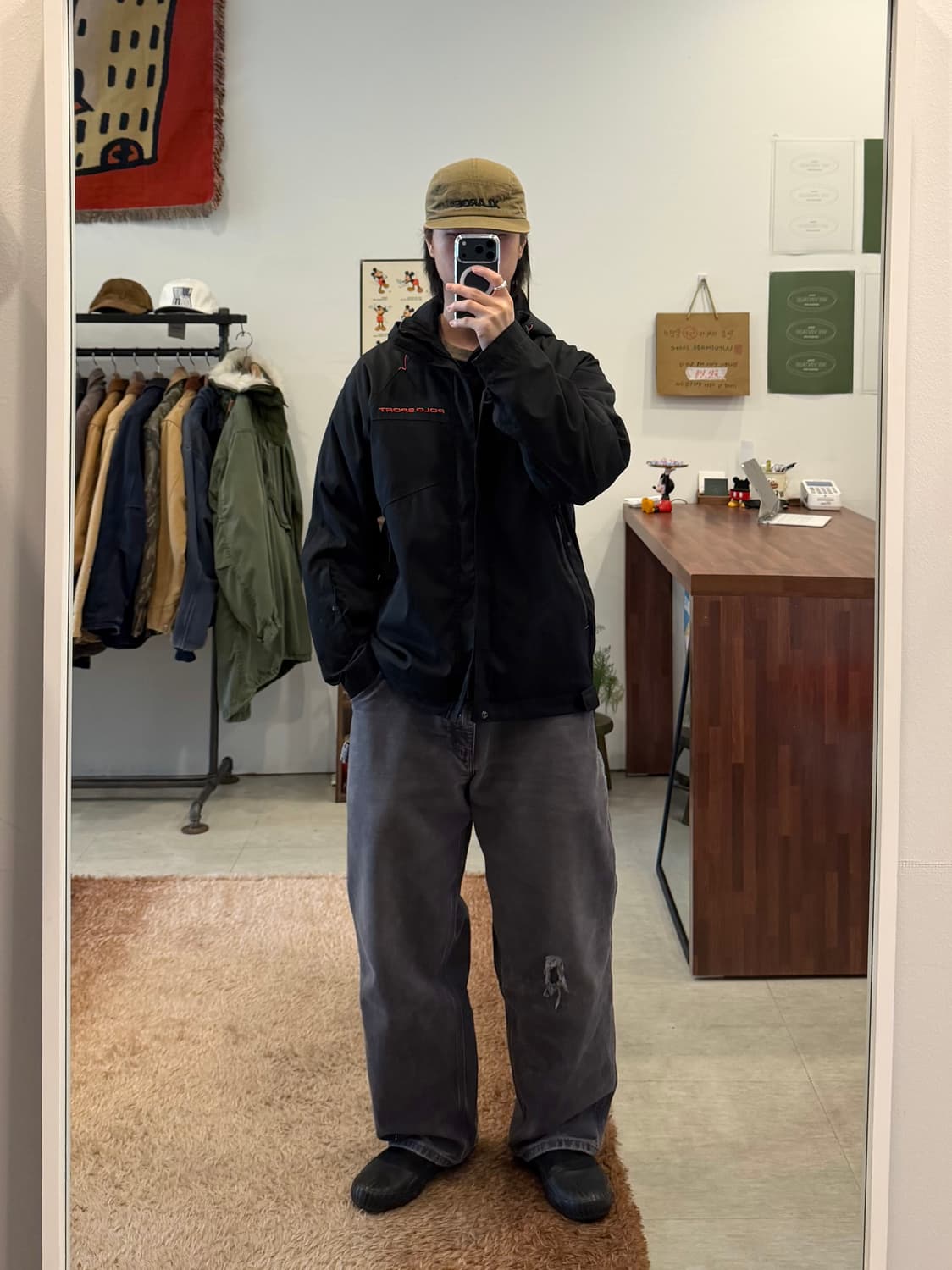 90s Polo Sport 폴로 스포츠 후드 집업 자켓 상품이미지2