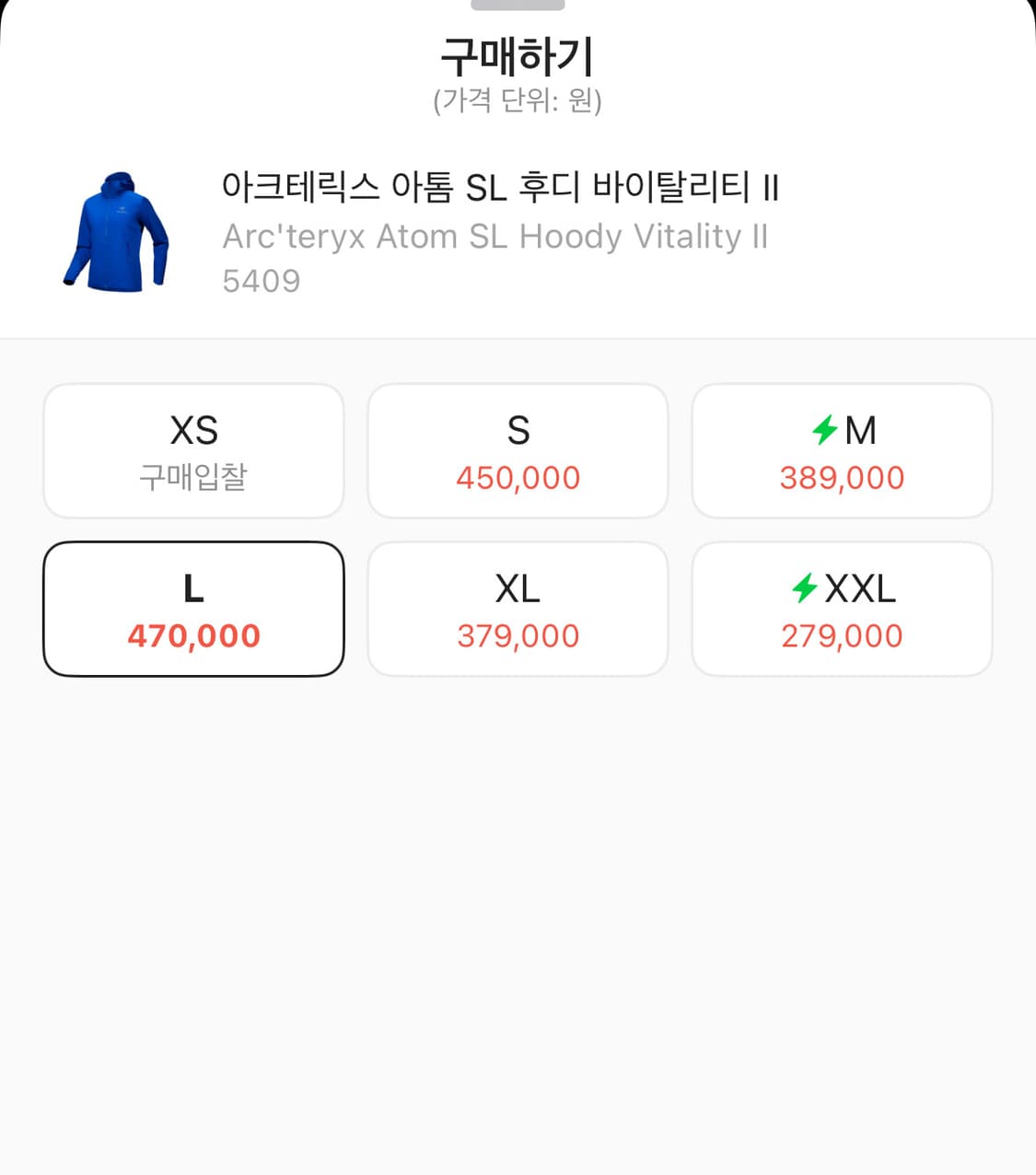 아크테릭스 아톰 SL 후디 Vitality II  상품이미지5