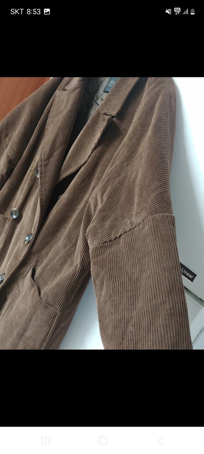 코듀로이 오버핏 롱자켓 프리사이즈 상품이미지6