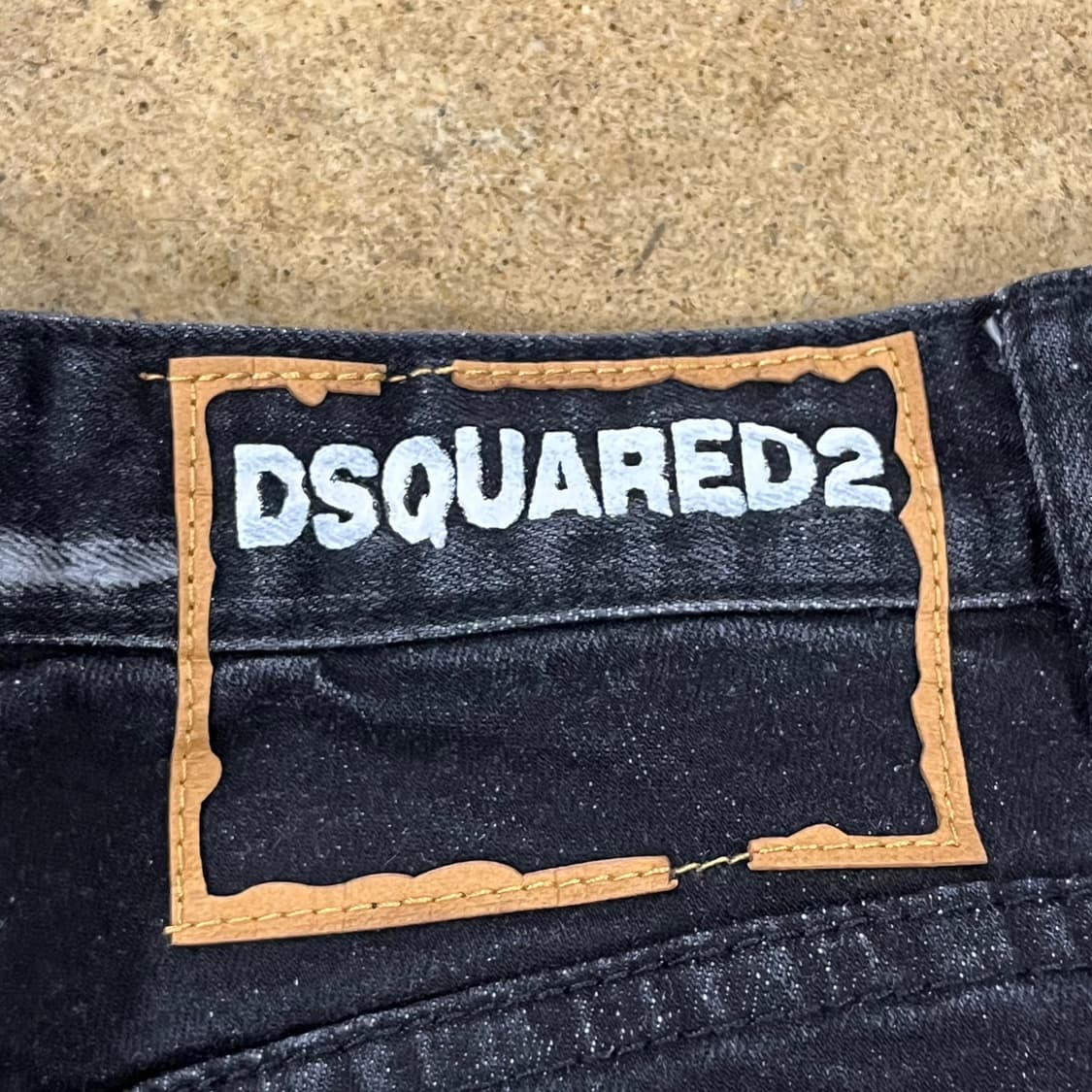 [정품/50] 디스퀘어드2 블랙 페인트 데님 b10 상품이미지5