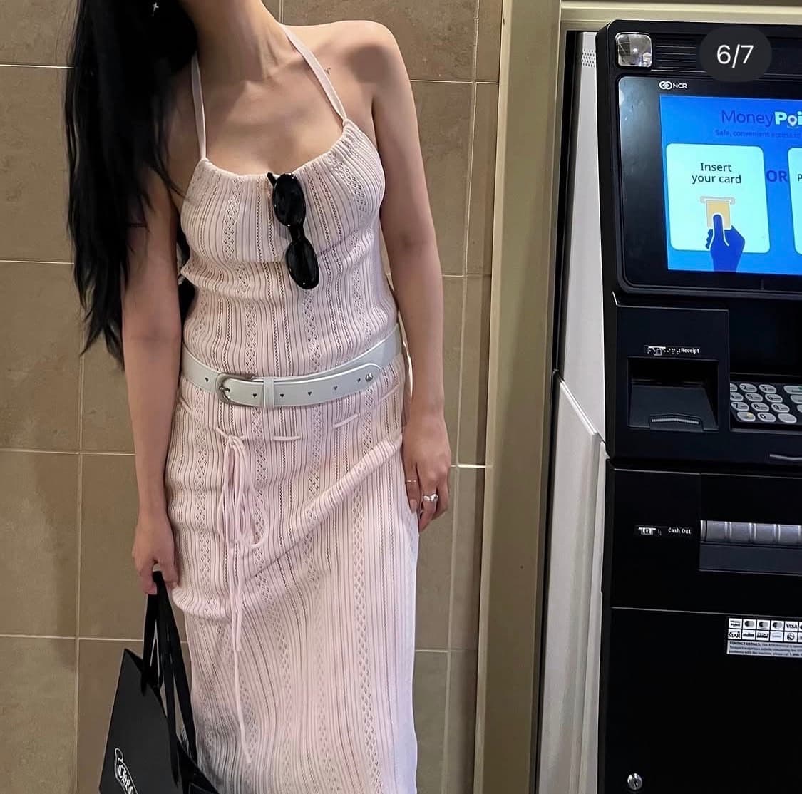 (미개봉) 쓰리타임즈 lris dress 핑크 판매  상품이미지1