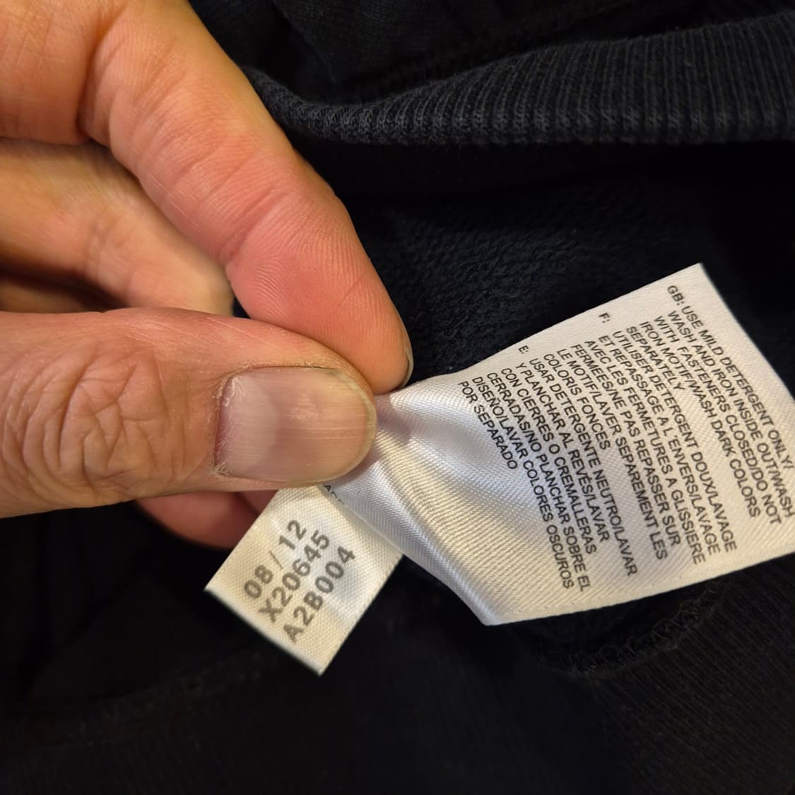 M 아디다스 블랙 후드집업  상품이미지5