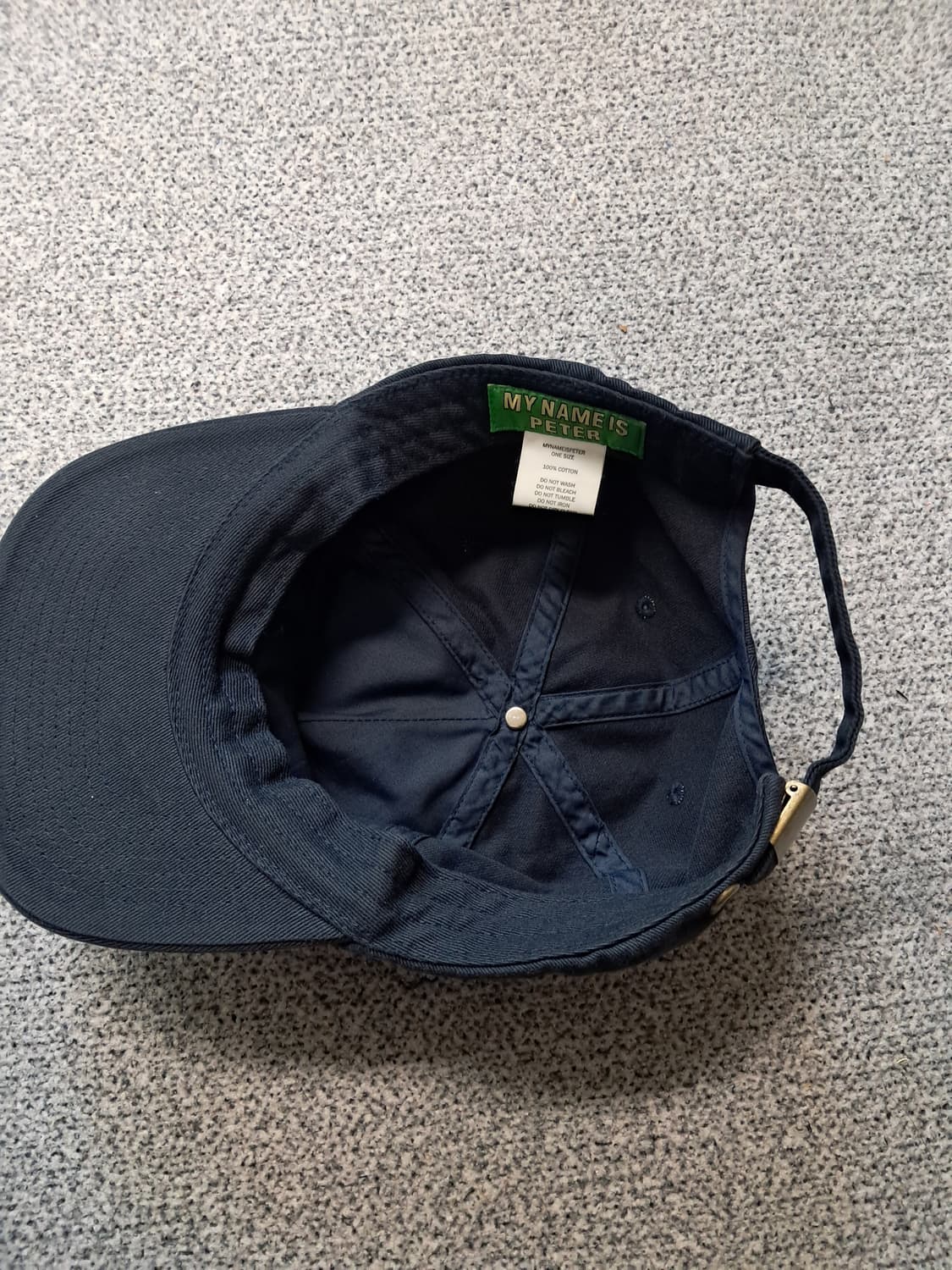 마이네임이즈피터 5-PANEL PETER CAP - NAVY 상품이미지2