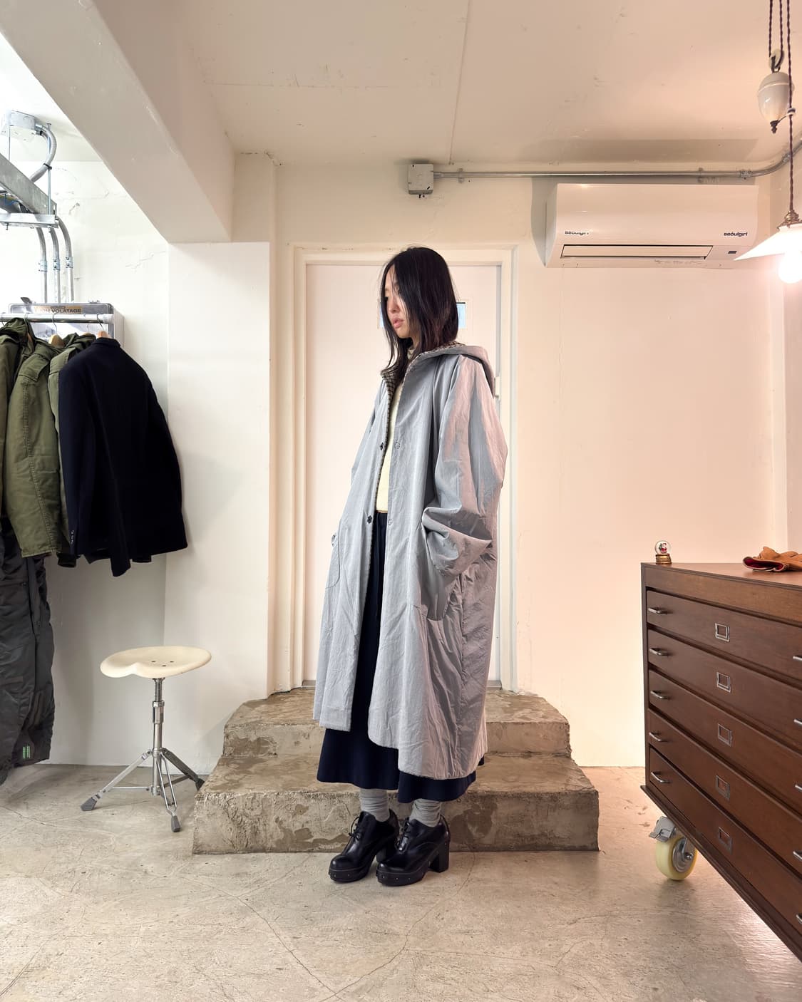 Sunsea 17fw  Reversible Jedi Coat/ 3 상품이미지2