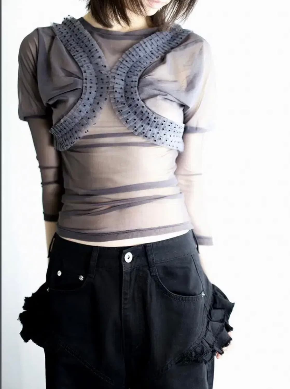 울리카상투스 프릴데님 상품이미지2