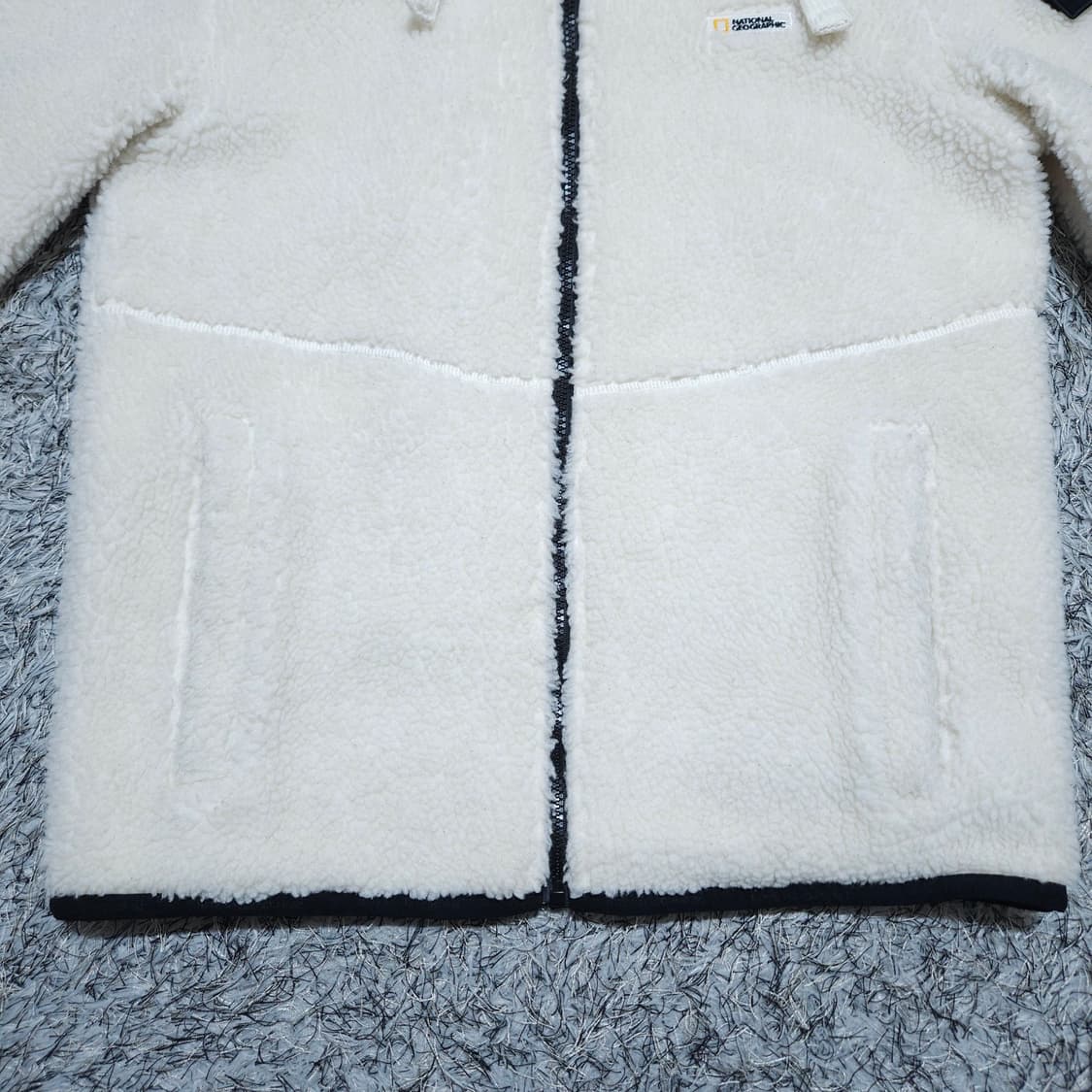 내셔널지오그래픽) M 남자 뽀글이 양털후드집업 / 왕눈이샵 상품이미지5