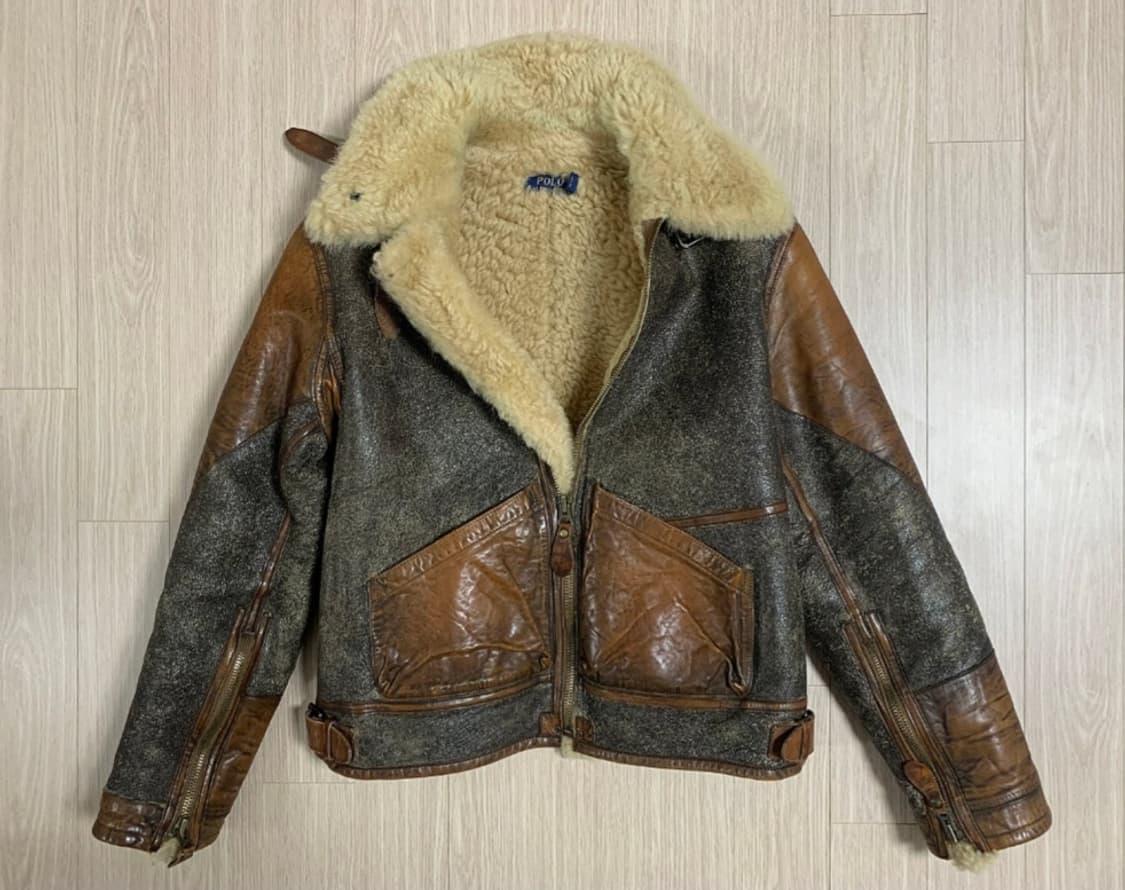 폴로랄프로렌 무스탕 시어링 M 민트급 (더블알엘 RRL) 상품이미지1