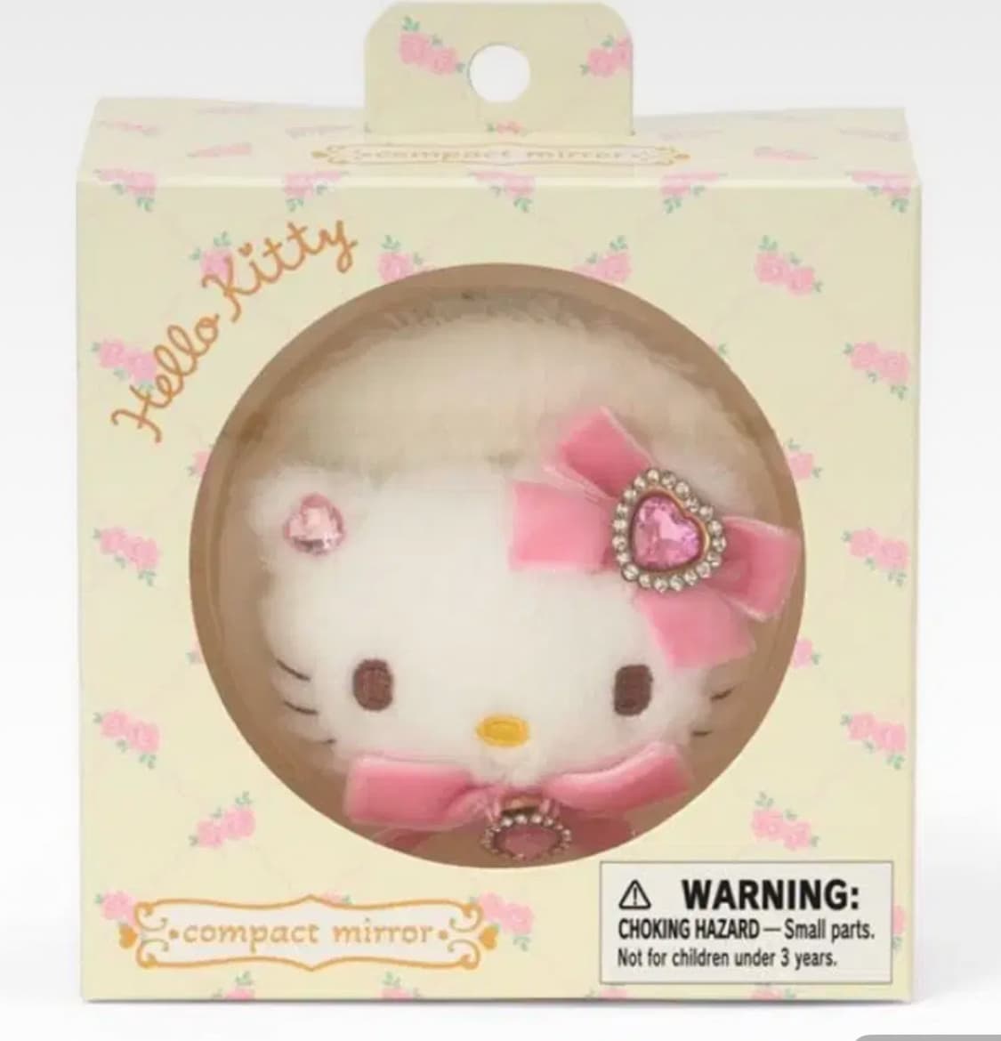 키티 부드러운 인형 마스코트 양면 거울 휴대용 공주 콤팩트 거울 상품이미지2