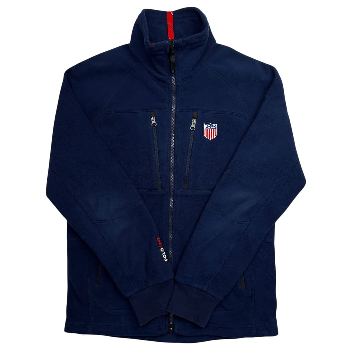 폴로 랄프 로렌 쉴드 로고 네이비 플리스 자켓 S 상품이미지1