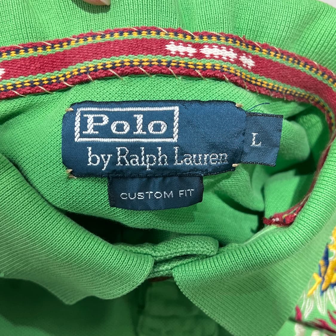 폴로 랄프로렌 성조기 자수 반팔카라티 s10604 상품이미지8