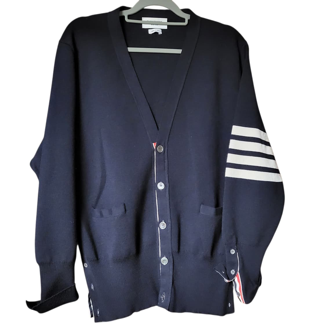 [정품] Thom Browne 톰브라운 밀라노 스티치 4-바 가디건 (N 상품이미지1