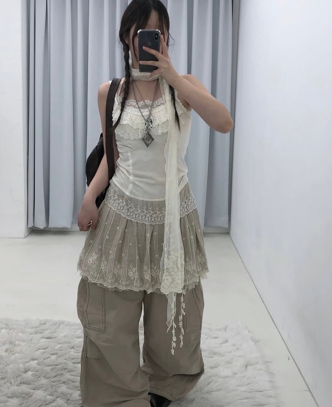 선가든파티 코디 세트팝니당 빈티지 큐빈티지 페어리 너드 니혼진 프레피 상품이미지4