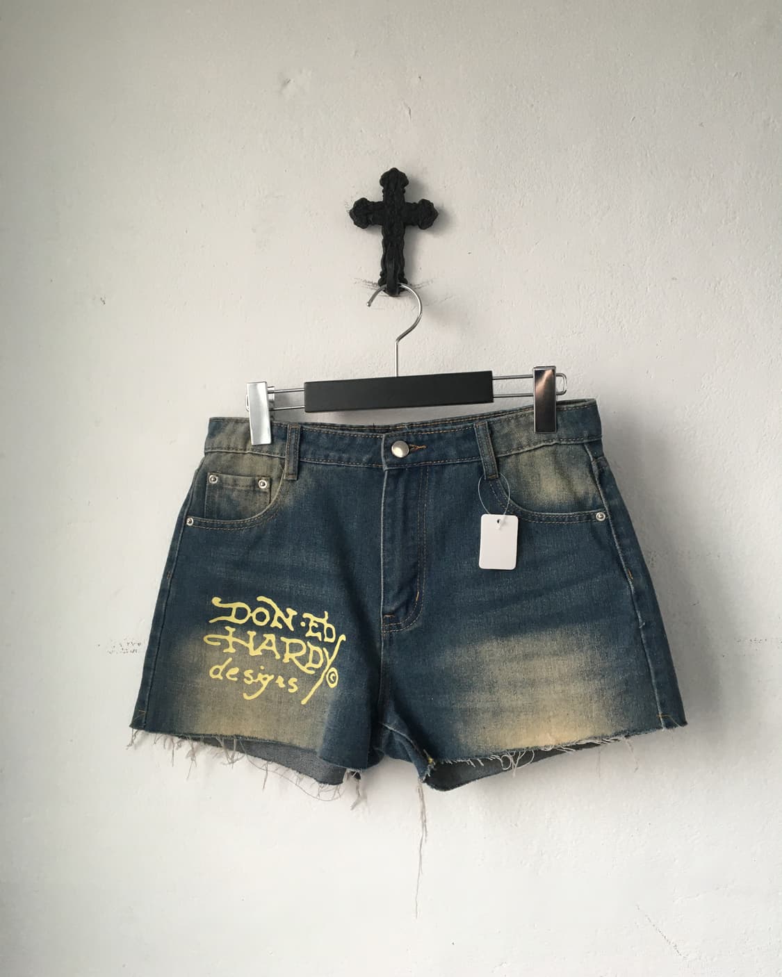 Edhardy printing denim short 상품이미지2