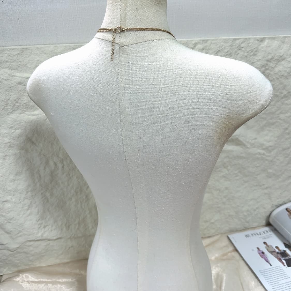 빈티지 중세 레이어드 플라워 레이스 메탈 목걸이 상품이미지3