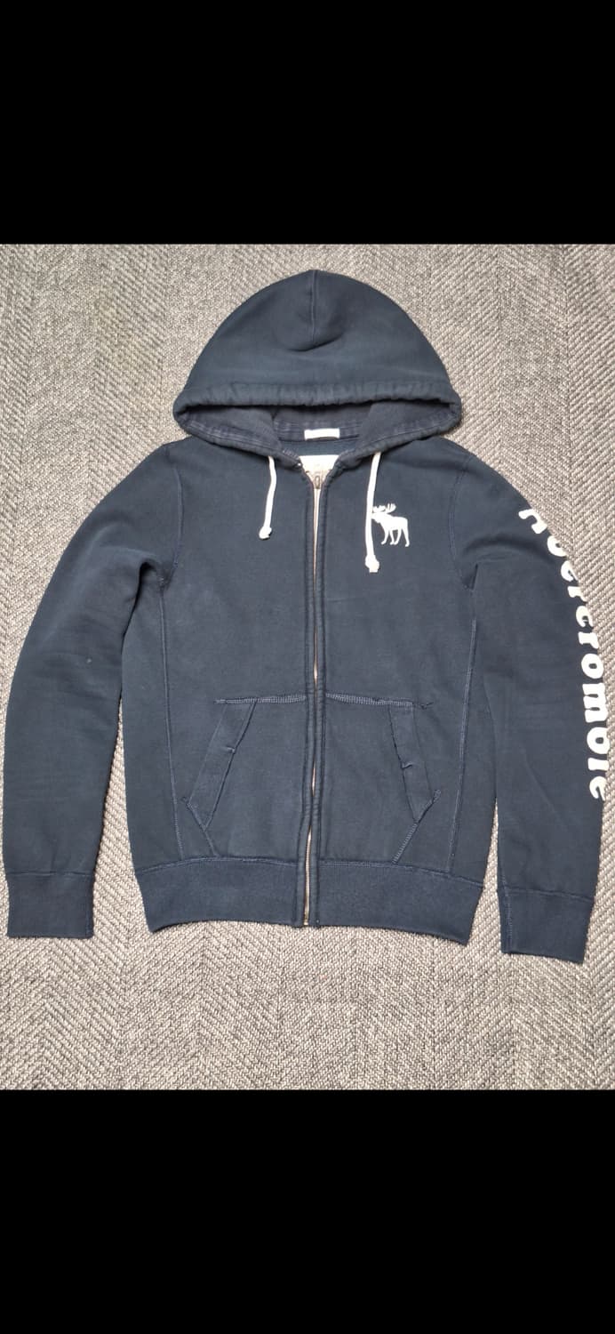 유일매물 아베크롬비 후드집업 상태 최상 큰 지퍼 상품이미지2