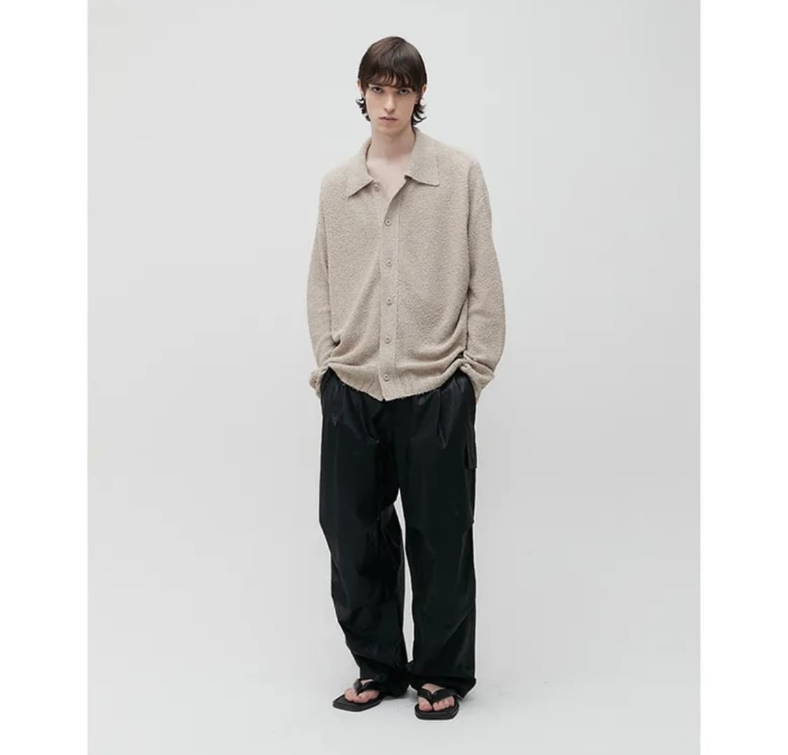 [Coor] 테리 오픈 칼라 가디건 상품이미지4