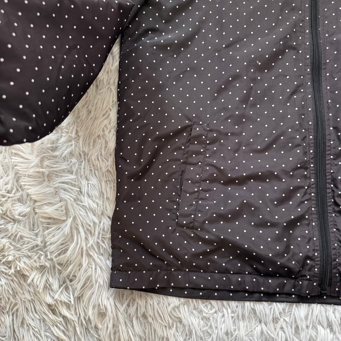 CINEMA 일본빈티지 땡땡이 바람막이 빈티지바람막이 나일론 L 44 상품이미지5