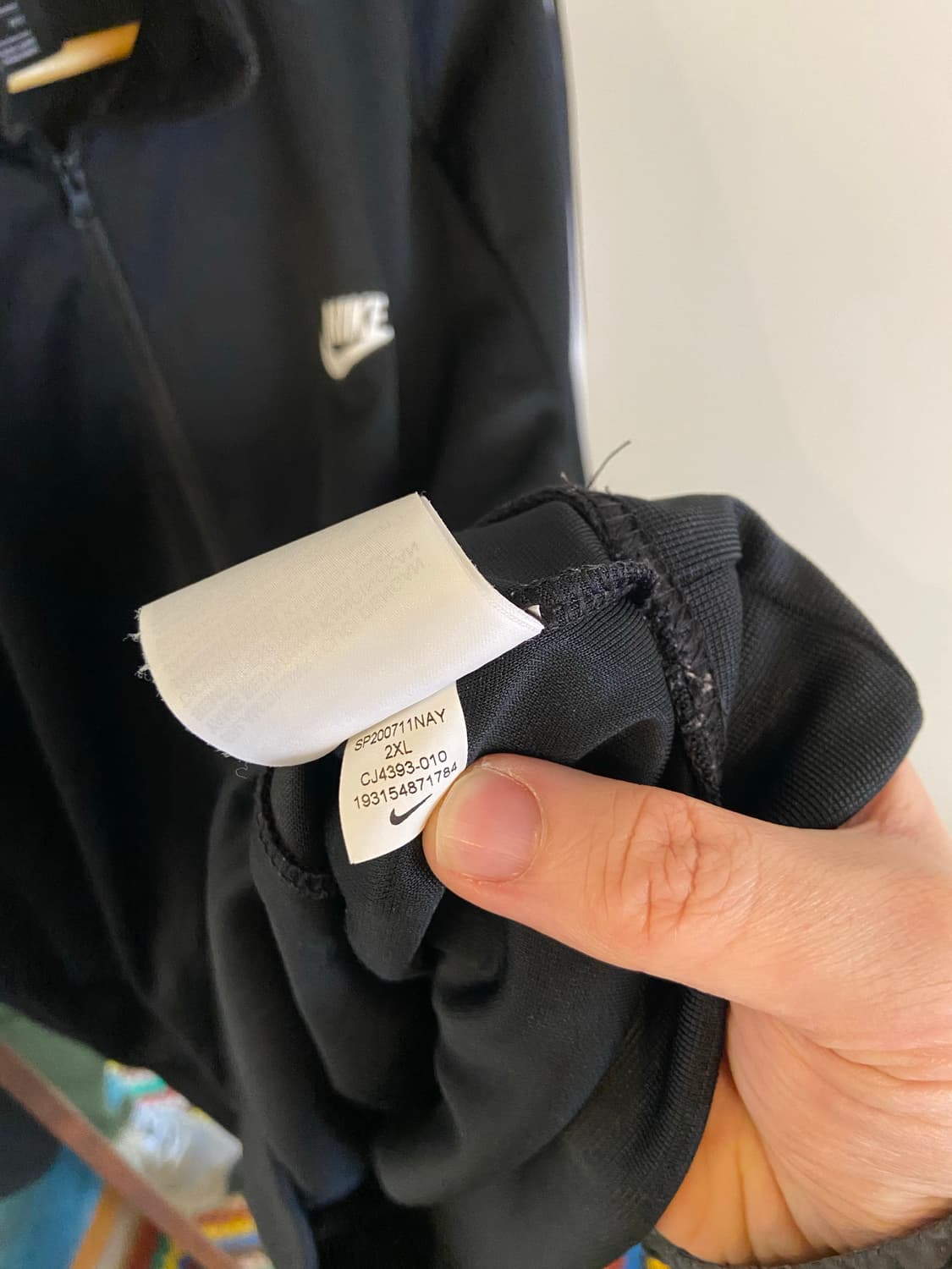 나이키 블랙  아노락 트랙탑 져지 상품이미지7