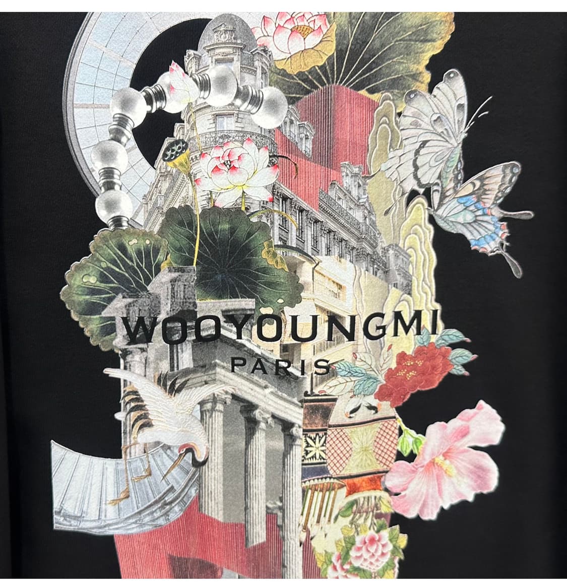 정품 우영미 시티 그래픽 스웻셔츠 새제품 48사이즈 상품이미지4