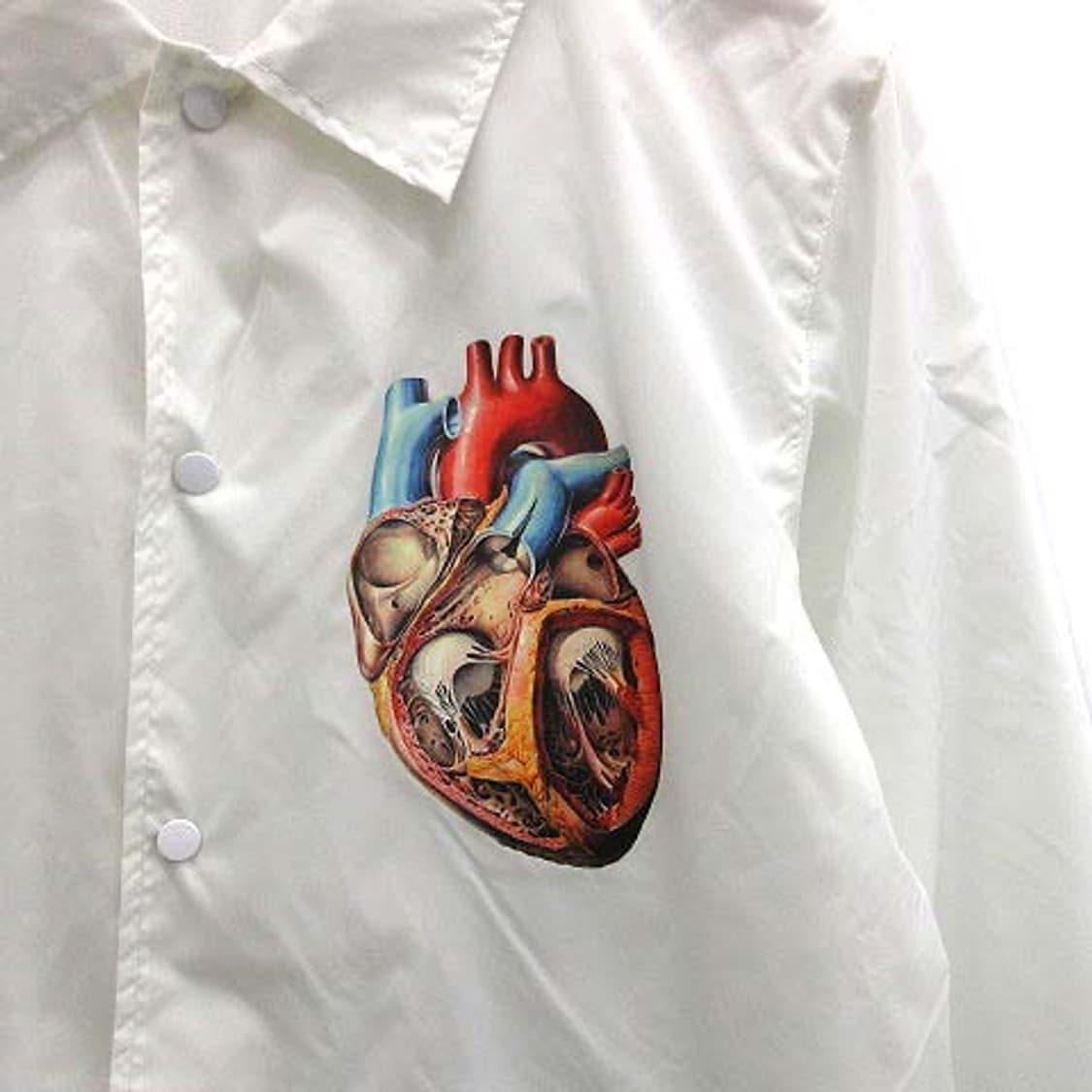 (M) 언더커버 THE ORGANS 코치 자켓 화이트 상품이미지3