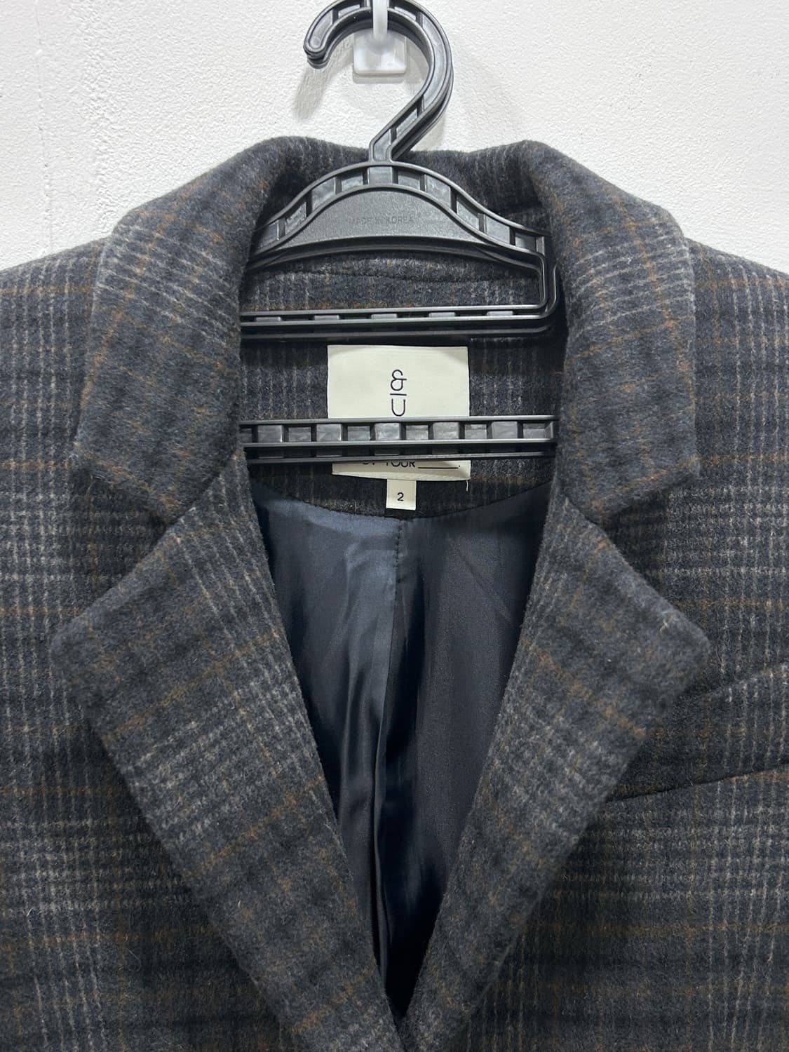 ANDYOU 앤유 울100% 울자켓 2사이즈 66 상품이미지4