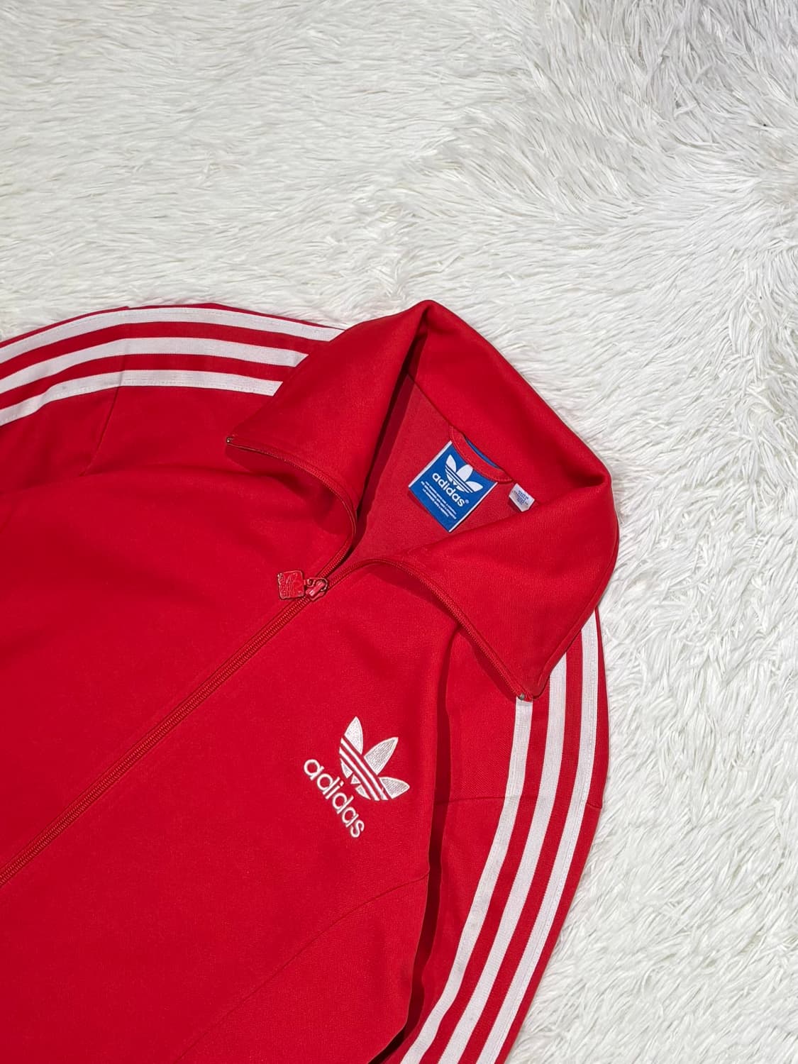 아디다스 유로파 레드 삼선 트랙탑 상품이미지4