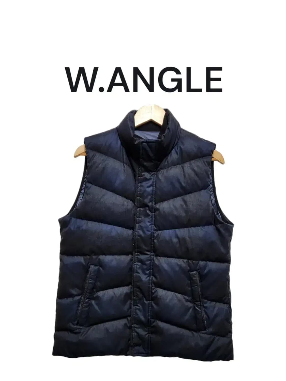 [100] W.ANGLE 와이드앵글 구스다운 패딩조끼 상품이미지1