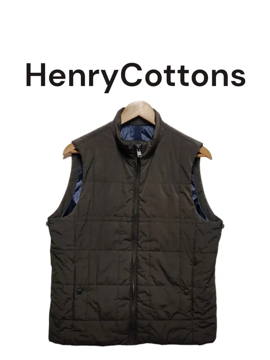 [95] HenryCottons 헨리코튼 누빔 경량조끼 상품이미지1