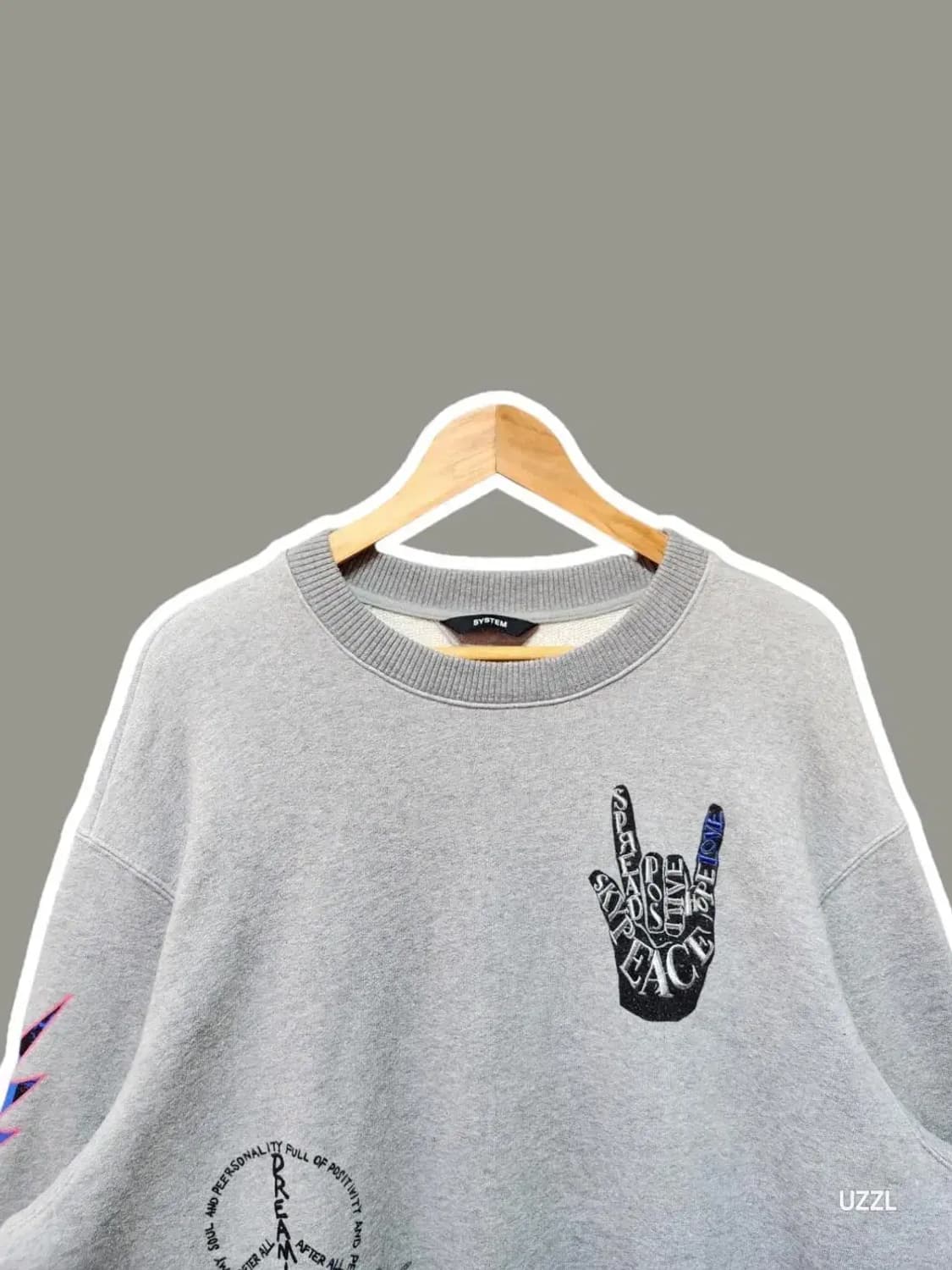 [100] SYSTEM 한섬 시스템 21년 맨투맨 상품이미지2