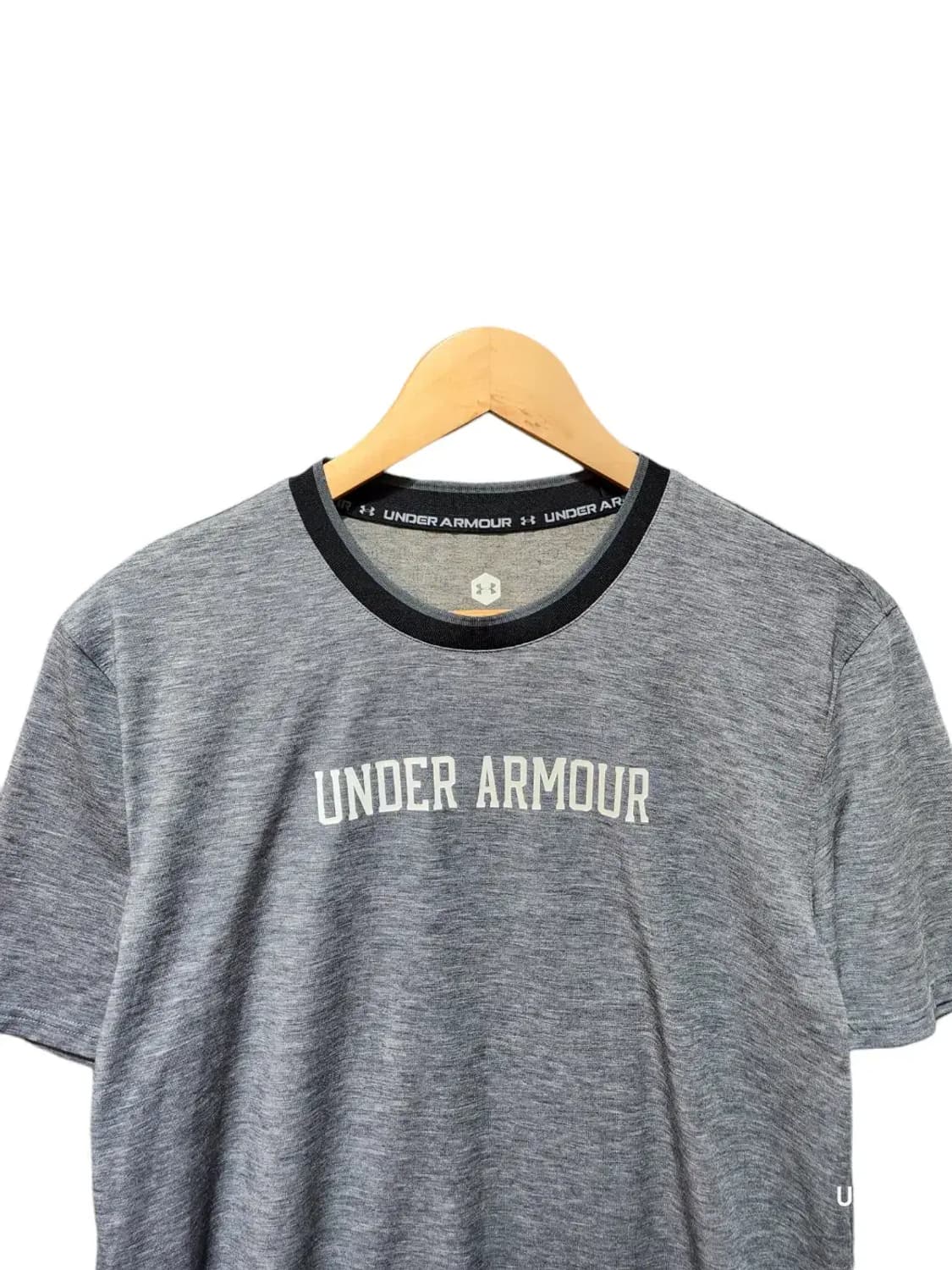 [M] UNDERARMOUR 언더아머 로고 반팔티 그레이 상품이미지2