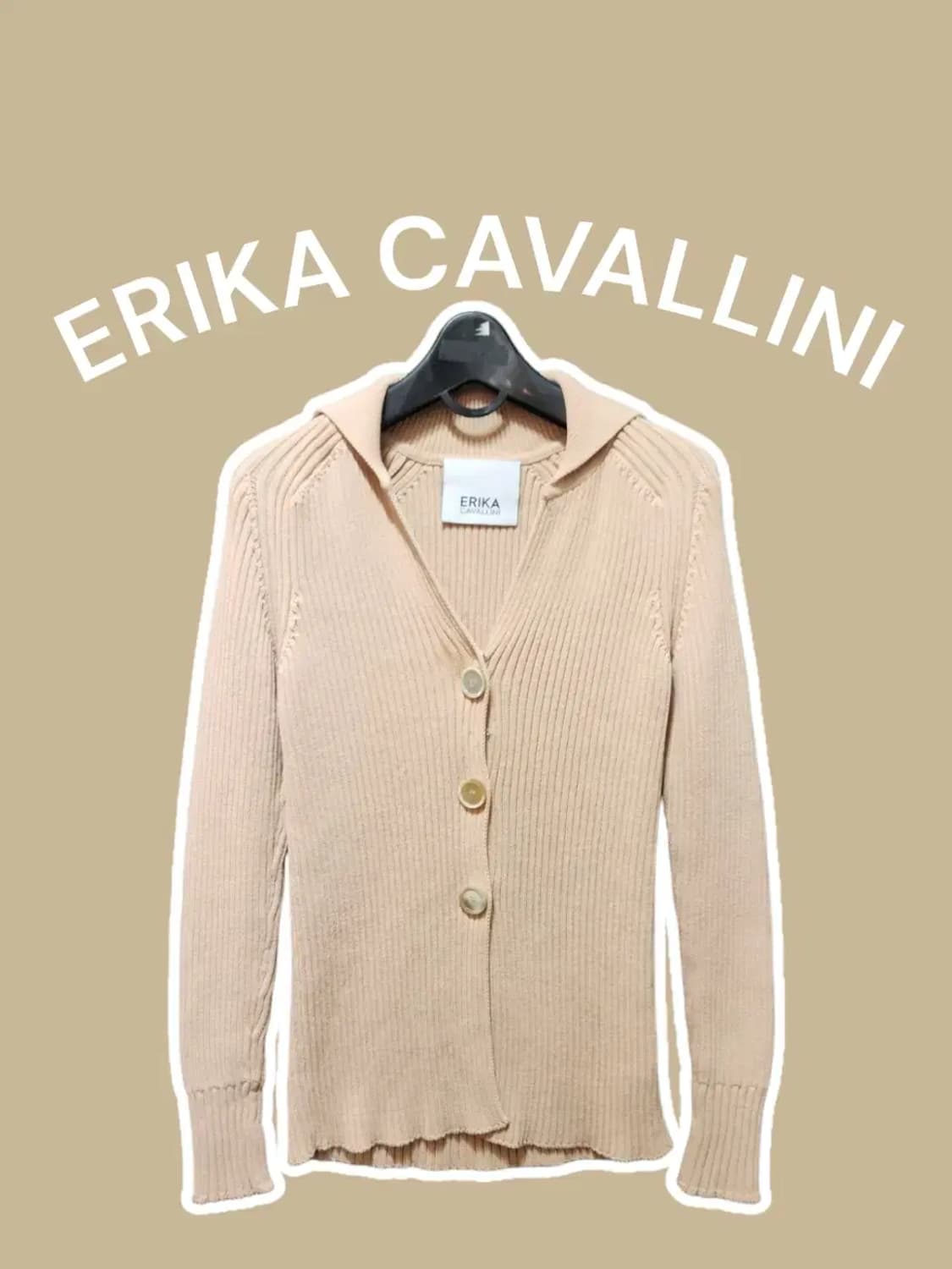 [XS] ERIKACAVALLINI 에리카카발리니 골지 가디건 상품이미지1