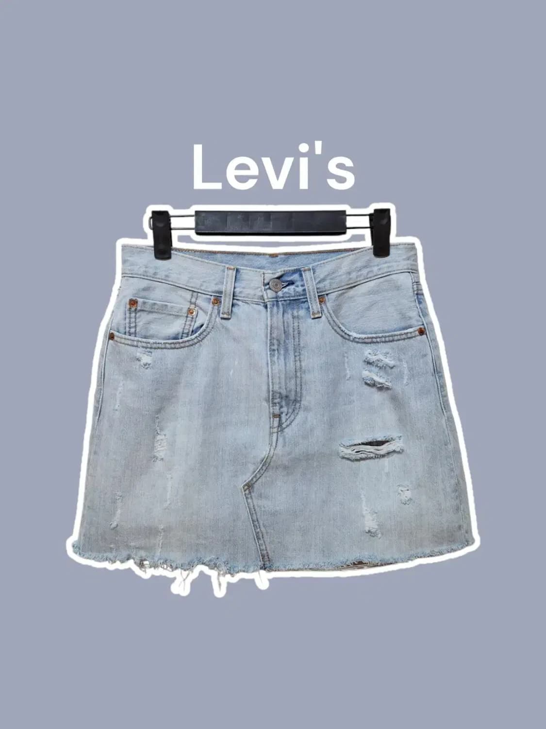 27/ Levis 리바이스 연청치마 상품이미지1