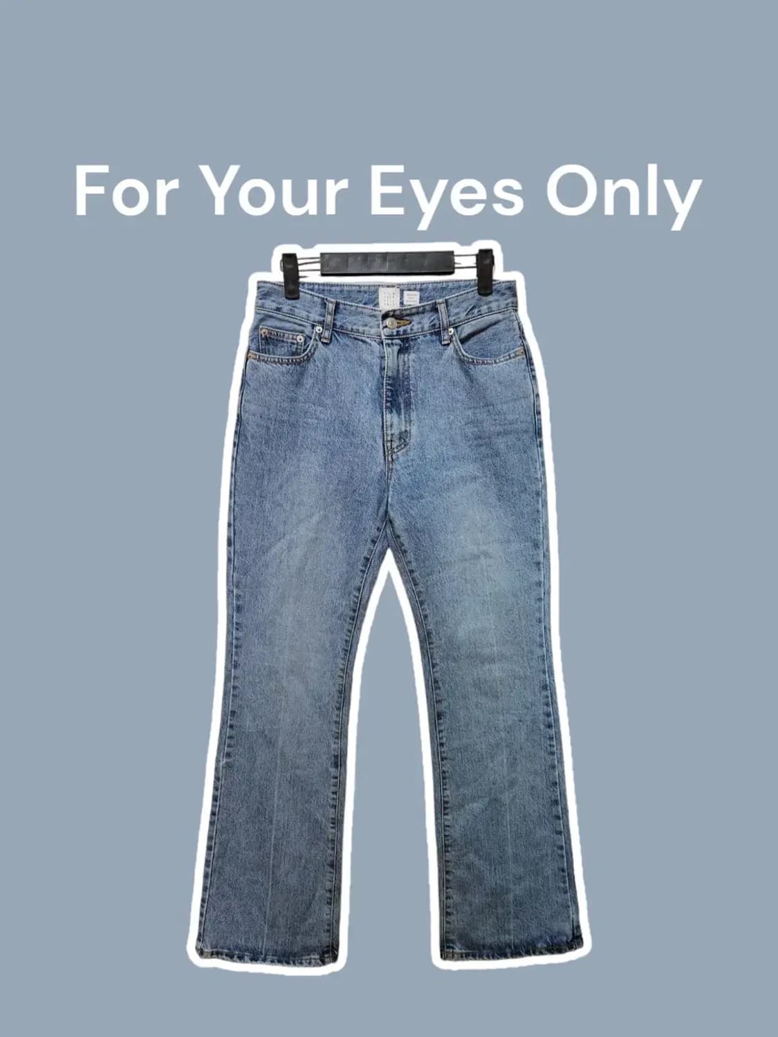 38/ ForYourEyesOnly 포유어아이즈온리 부츠컷청바지 상품이미지1