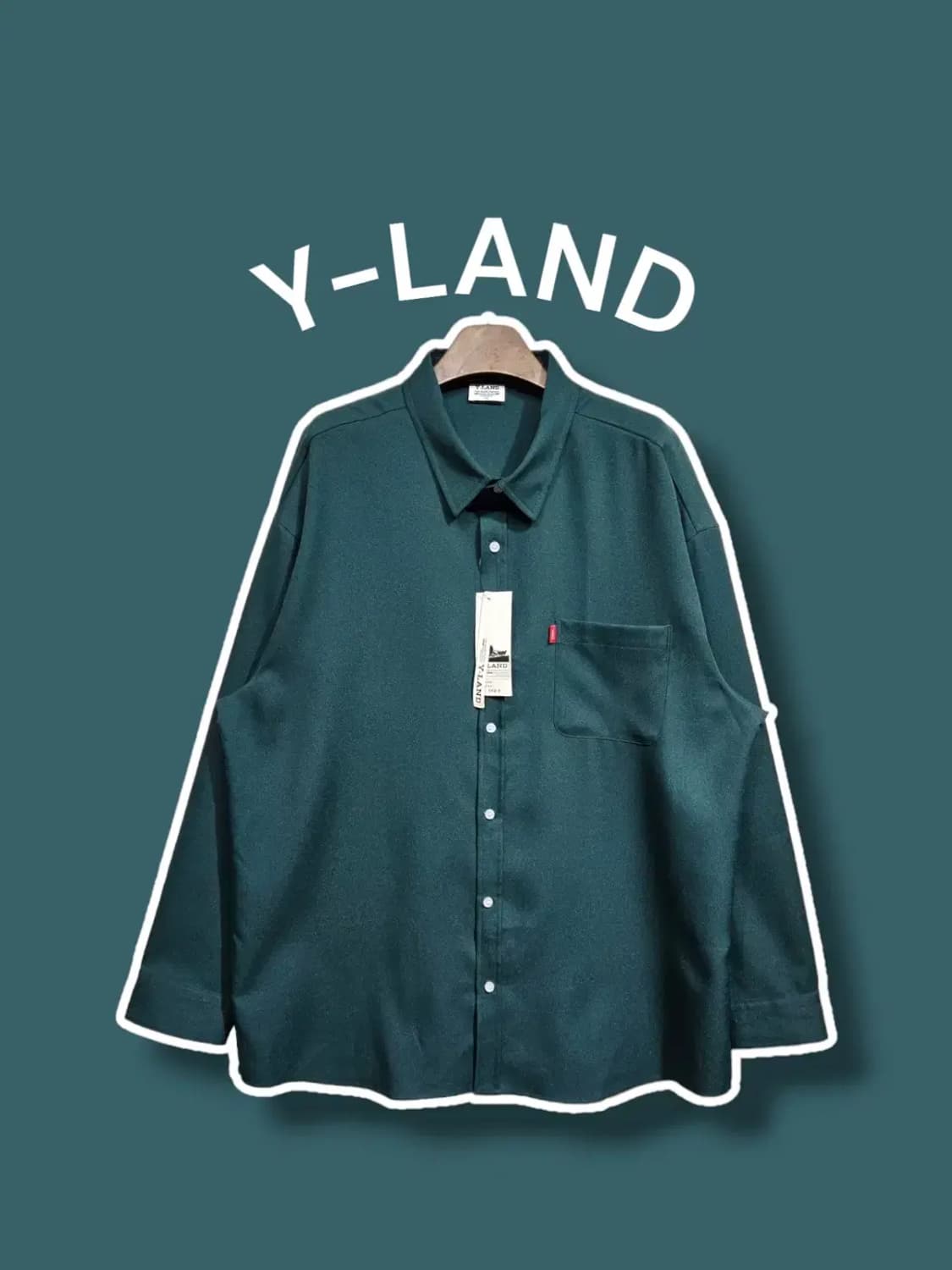 3XL/ 와이랜드 빅사이즈 피셔포켓 셔츠 새상품 /0056 상품이미지1