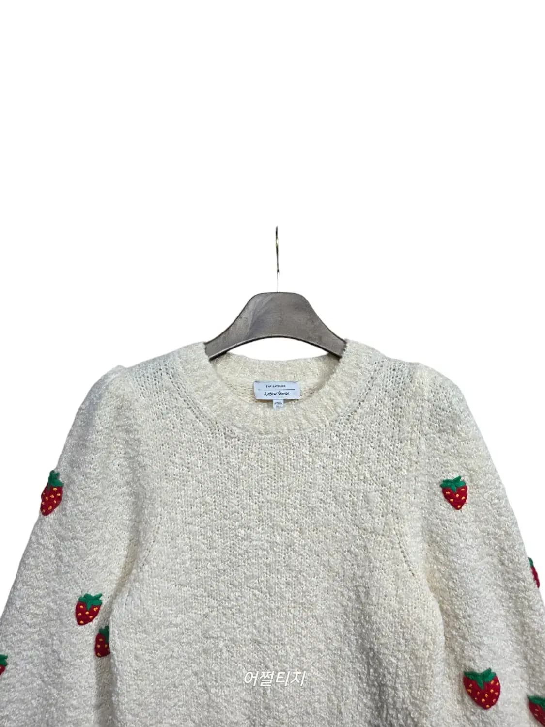 XS/ 앤아더스토리즈 딸기자수 니트 /0726 상품이미지2