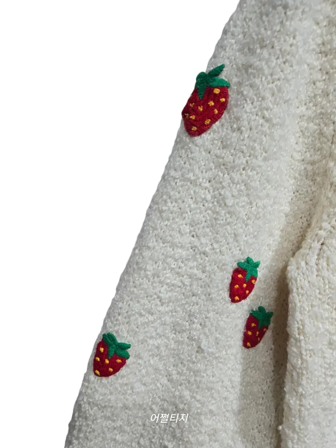 XS/ 앤아더스토리즈 딸기자수 니트 /0726 상품이미지4