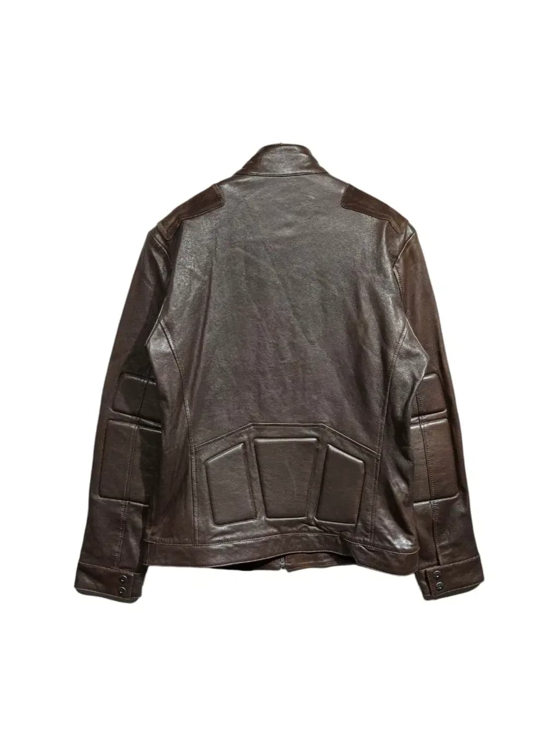 105/ EXR 이엑스알 레이싱 양가죽자켓 브라운 /0726 상품이미지6