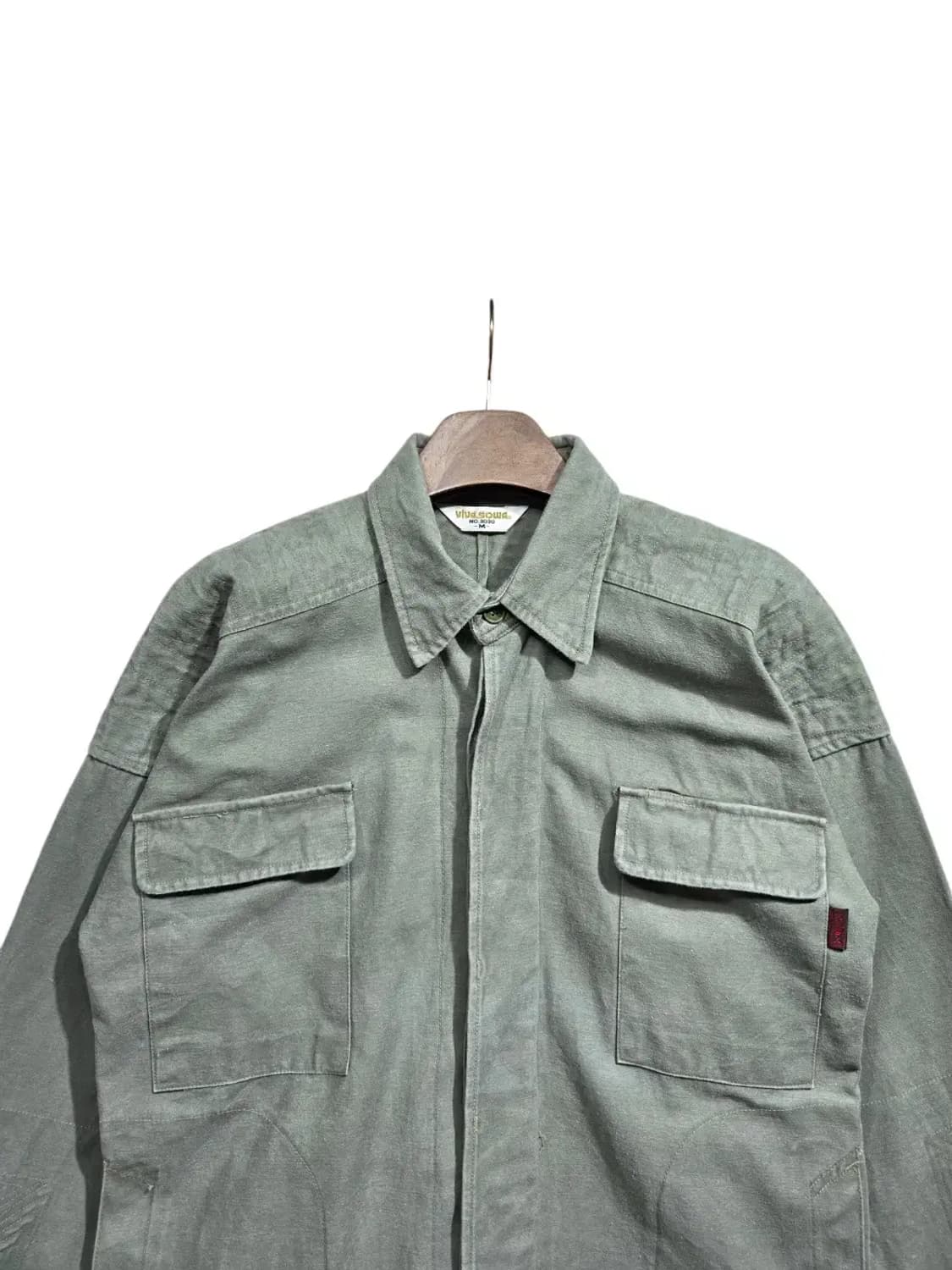 M/ ViVaSoWa 비바소와 밀리터리 워크셔츠 /930 상품이미지2