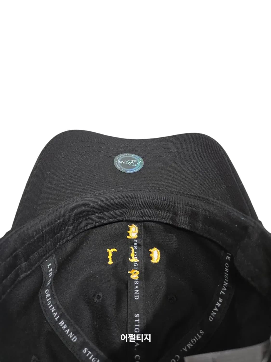 STIGMA 스티그마 자수 볼캡 블랙 /1014 상품이미지6