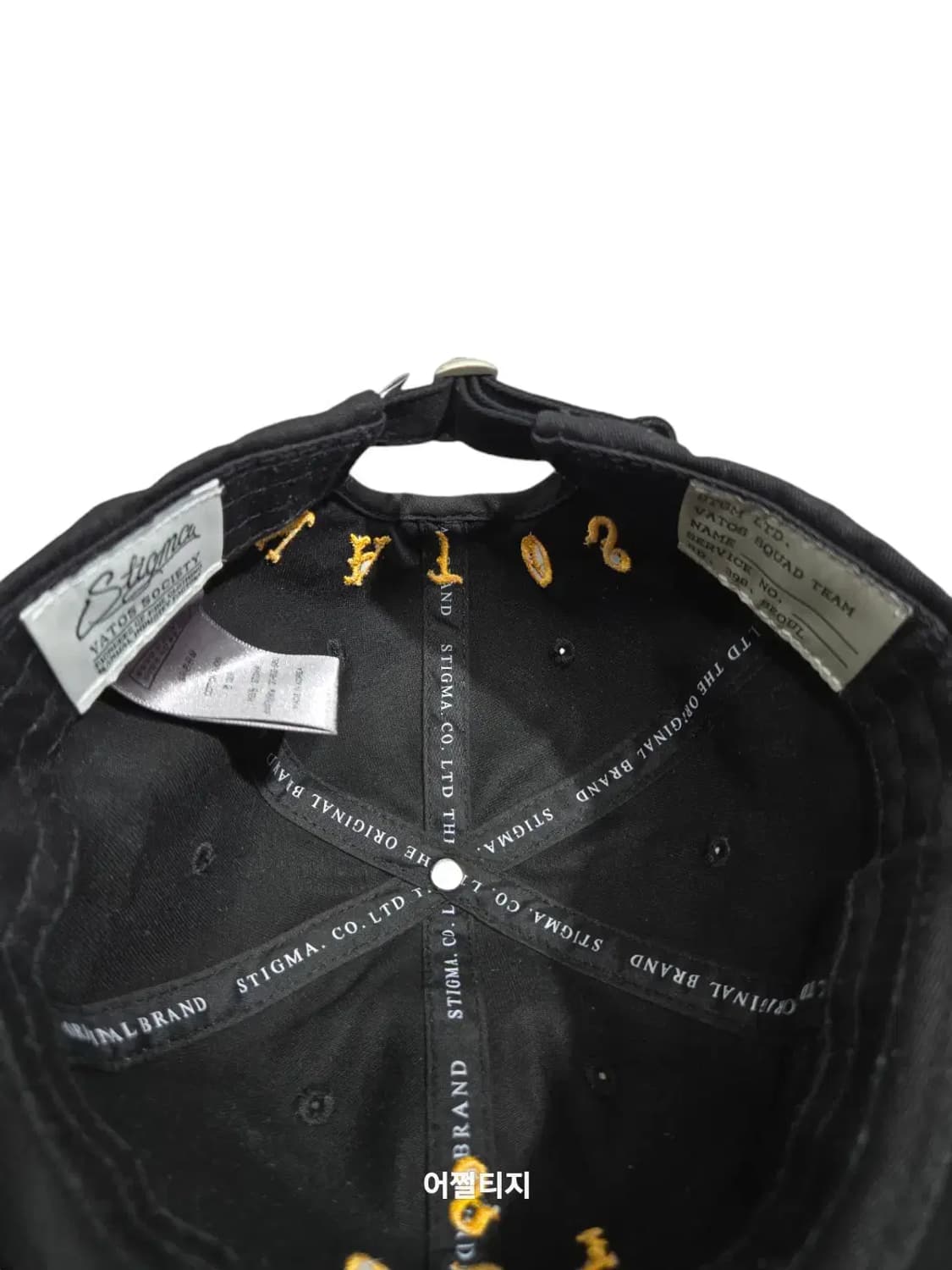 STIGMA 스티그마 자수 볼캡 블랙 /1014 상품이미지7