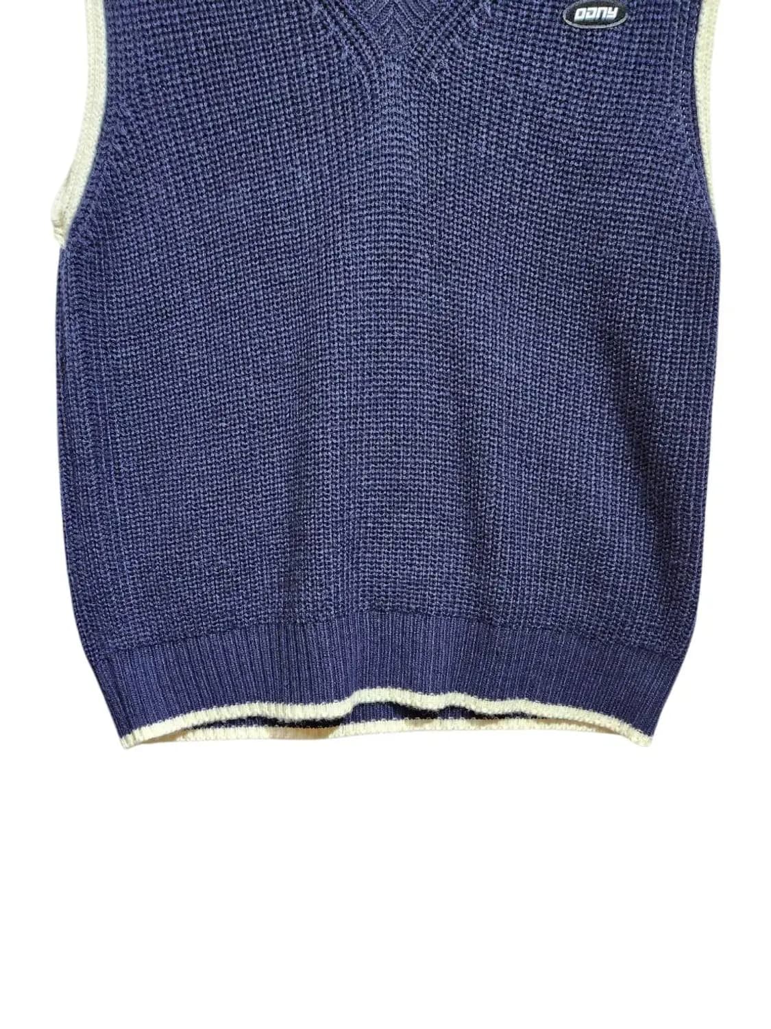 F/ 오디너리홀리데이 니트베스트 네이비 /0514 상품이미지3